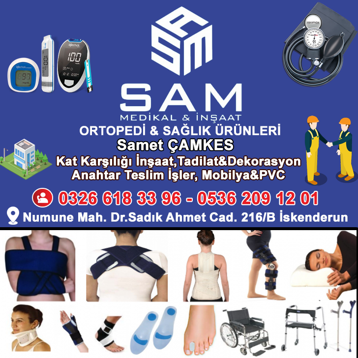 SAM Medikal & İnşaat Ortopedi & Sağlık Ürünleri