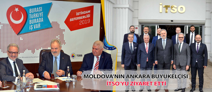 Moldovanın Ankara Büyükelçisi İTSO'yu Ziyaret Etti