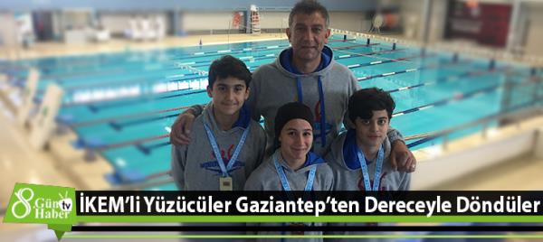 İKEM'li Yüzücüler Gaziantep'ten Dereceyle Döndüler