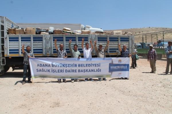 Büyükşehir'den Türkmenlere Kadir Gecesi Gıda Ve Su Desteği
