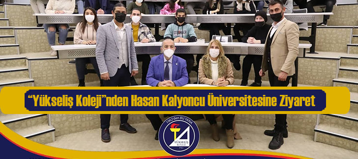  “Yükseliş Koleji”nden Hasan Kalyoncu Üniversitesine Ziyaret