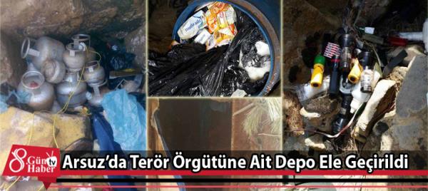 Arsuz'da Terör Örgütüne Ait Depo Ele Geçirildi