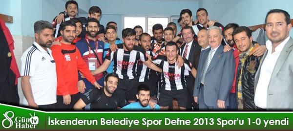 İskenderun Belediye Spor Defne 2013 Spor'u 1-0 yendi
