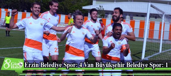 Erzin Belediye Spor: 4 Van Büyükşehir Belediye Spor: 1