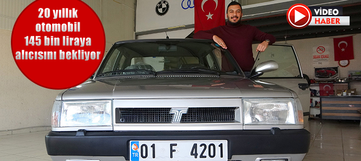 Osmaniye'de 20 yıllık otomobil 145 bin liraya alıcısını bekliyor