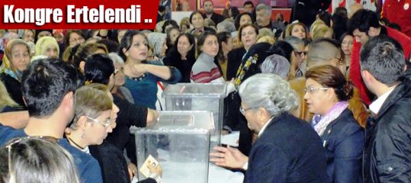 CHP  Kadın Kolları Kongresine Erkek Müdahelesi !!!