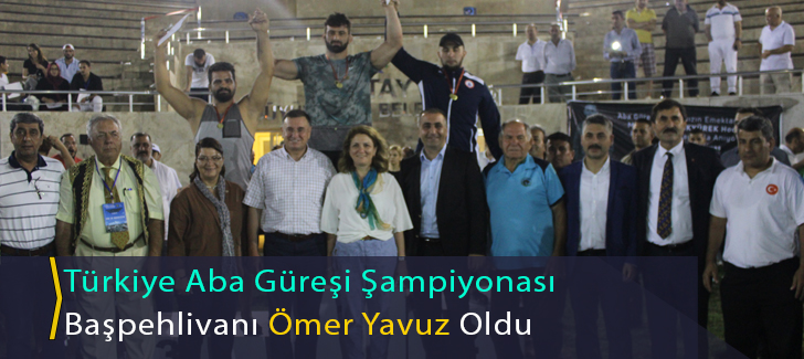 Türkiye Aba Güreşi Şampiyonası Başpehlivanı Ömer Yavuz Oldu