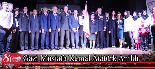 Gazi Mustafa Kemal Atatürk Anıldı
