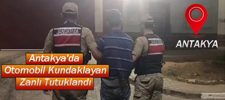 Antakya'da Otomobil Kundaklayan Zanlı Tutuklandı