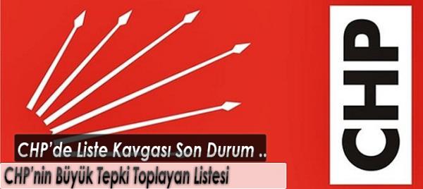 CHPde Liste Kavgası Son Durum .. 