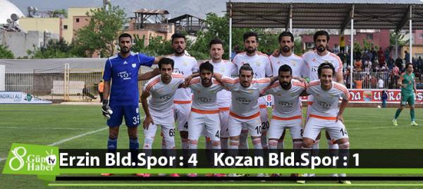 Erzin Belediye Spor:4 Kozan Belediye Spor :1 
