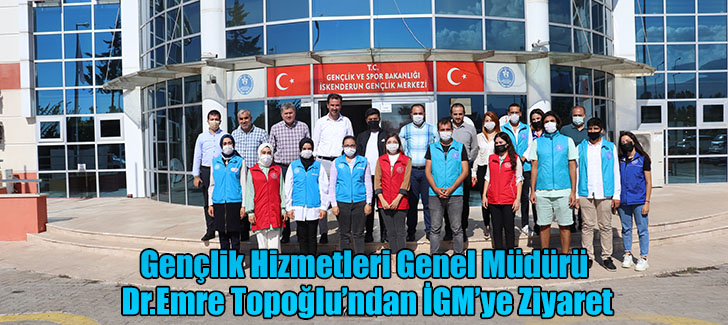 Gençlik Hizmetleri Genel Müdürü  Dr.Emre Topoğlundan İGMye Ziyaret