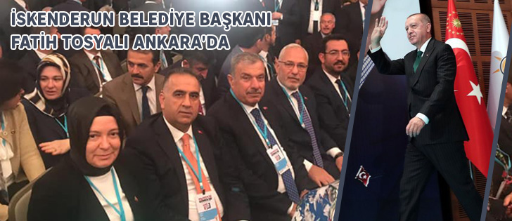 İskenderun Belediye Başkanı Fatih Tosyalı Ankara'da
