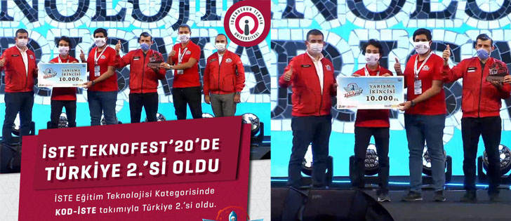  İste Teknofest20de Türkiye 2.Si Oldu