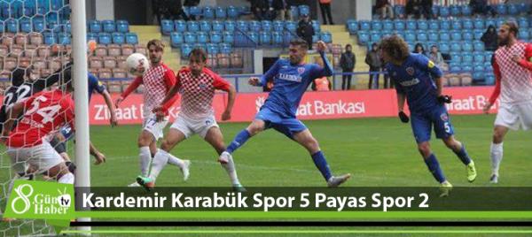 Kardemir Karabük Spor 5 Payas Spor 2