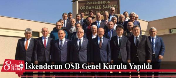 İskenderun OSB Genel Kurulu Yapıldı 