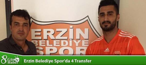 Erzin Belediye Spor'da 4 Transfer