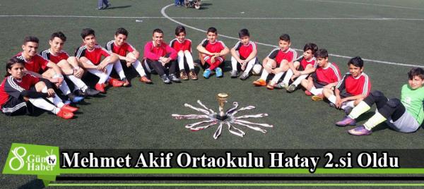 Mehmet Akif Ortaokulu Hatay 2.si Oldu