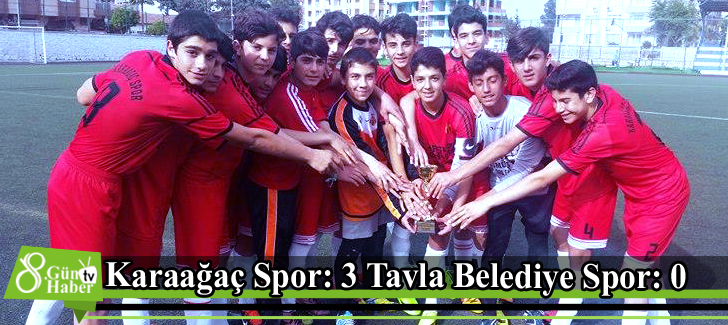 Karaağaç Spor: 3 Tavla Belediye Spor: 0