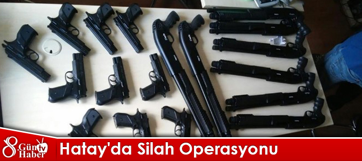 Hatay'da Silah Operasyonu