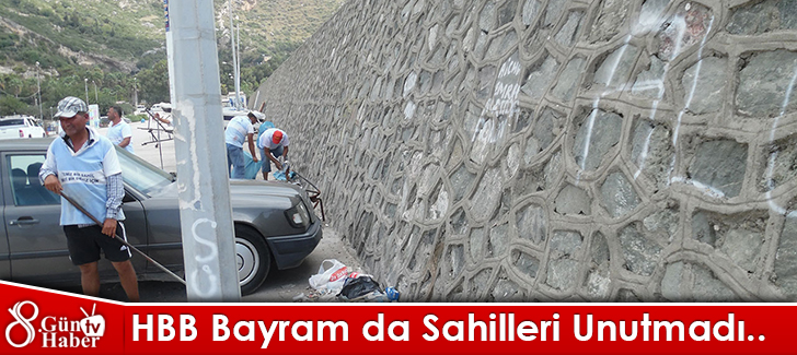 HBB Bayram da Sahilleri Unutmadı..