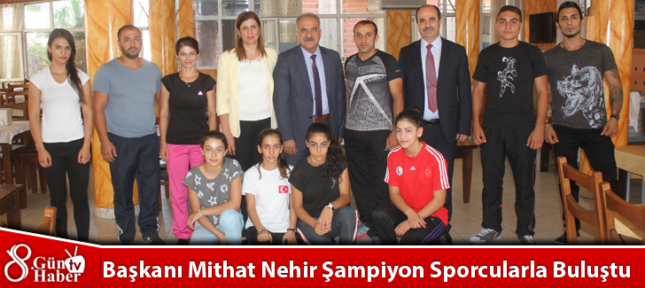 Başkanı Mithat Nehir Şampiyon Sporcularla Buluştu