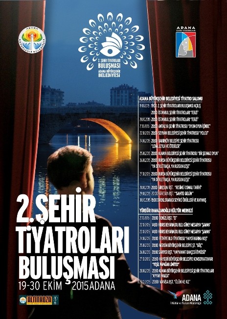 Adana'da Şehir Tiyatroları Buluşması Başlıyor