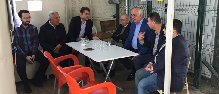 Belediye Başkanı Seyfi Dingil Taksici Esnafını Ziyaret Etti