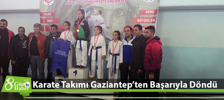 Karate Takımı Gaziantep'ten Başarıyla Döndü