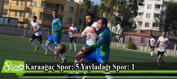 Karaağaç Spor: 5 Yayladağı Spor: 1