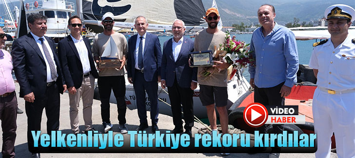  Yelkenliyle Türkiye rekoru kırdılar