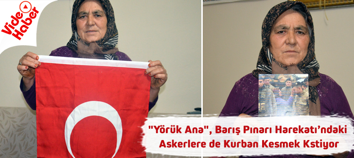 'Yörük Ana', Barış Pınarı Harekatındaki askerlere de kurban kesmek istiyor