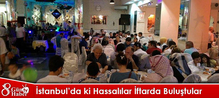 İstanbul'da ki Hassalılar İftarda Buluştular