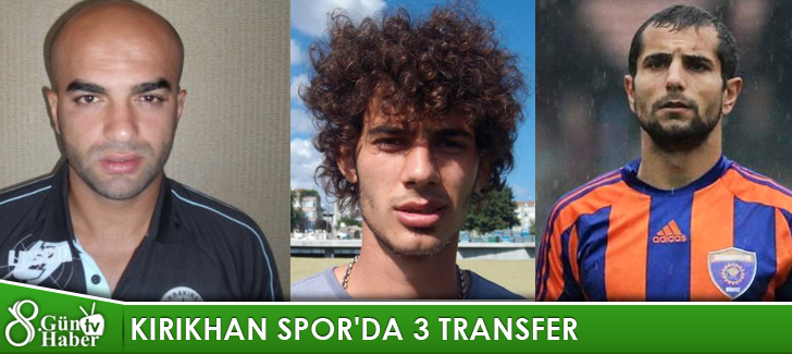 Kırıkhanspor'da 3 Transfer