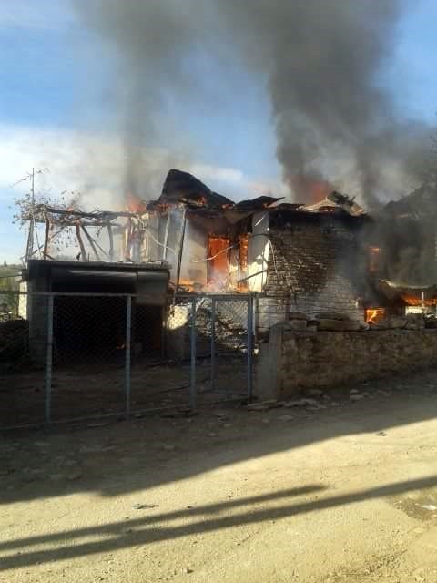 Köy Evi Yangında Kül Oldu