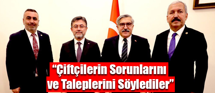 “Çiftçilerin Sorunlarını ve Taleplerini Söylediler”