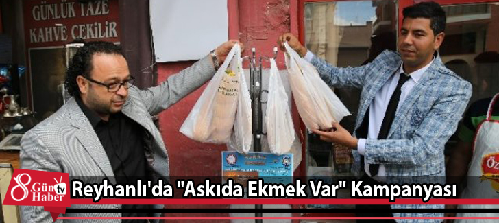  Reyhanlı'da 'Askıda Ekmek Var' Kampanyası