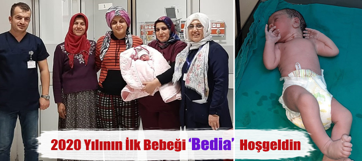 2020 Yılının İlk Bebeği 'Bedia' Hoşgeldin..