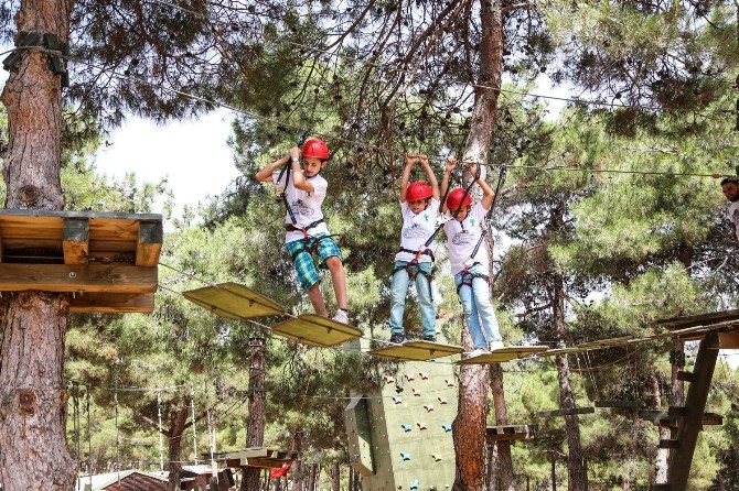Gaziantepli Çocukların İlk İzcilik Kampı Heyecanlı Geçti