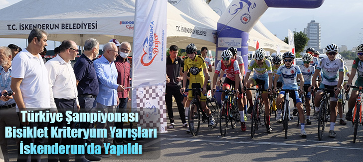Türkiye Şampiyonası Bisiklet Kriteryum Yarışları İskenderunda Yapıldı