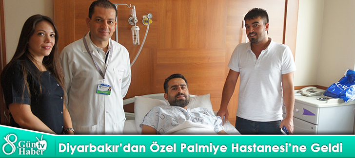 Diyarbakır'dan Özel Palmiye Hastanesi'ne Geldi