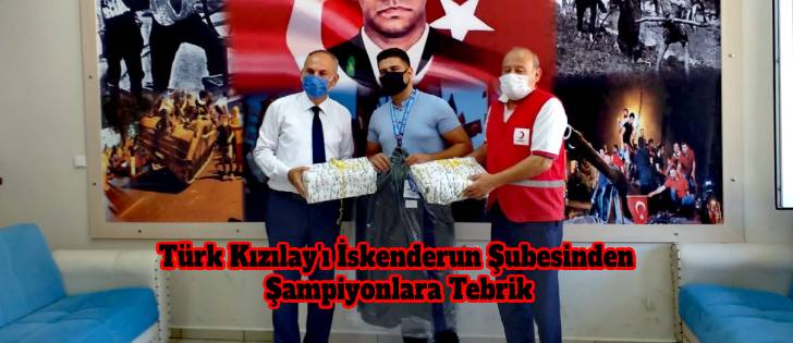 Türk Kızılay'ı İskenderun Şubesinden Şampiyonlara Tebrik