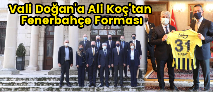 Vali Doğan'a Ali Koç'tan Fenerbahçe Forması