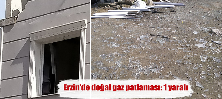 Erzin'de doğal gaz patlaması: 1 yaralı
