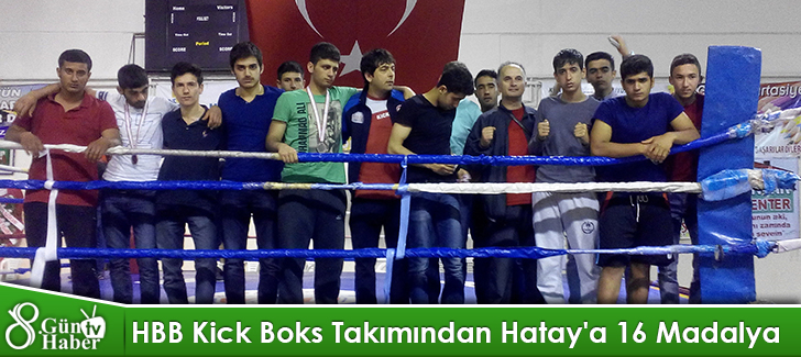 HBB Kick Boks Takımından Hatay'a 16 Madalya