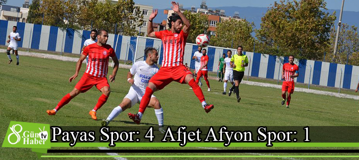 Payas Spor: 4 Afjet Afyon Spor: 1