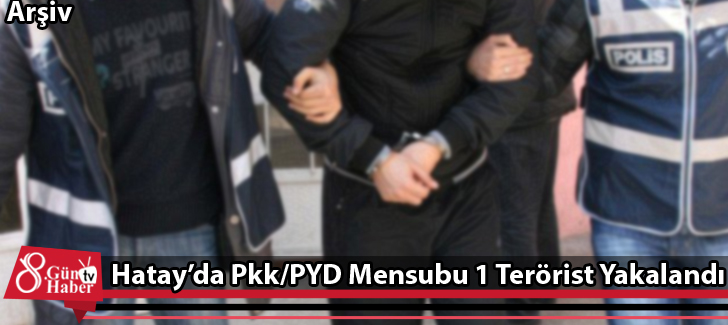 Hatayda Pkk/PYD Mensubu 1 Terörist Yakalandı