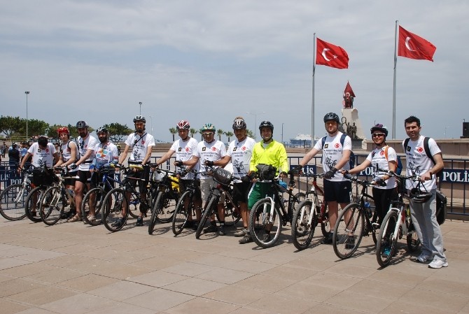 Bisikletli Gençler 'Medeniyet Ve Barış Turu'na Çıktı