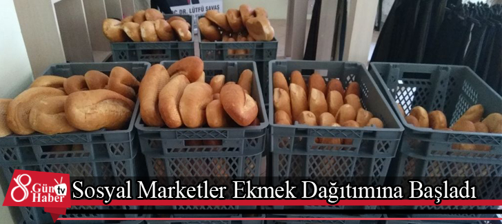 Sosyal Marketler Ekmek Dağıtımına Başladı