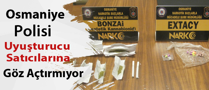  Osmaniye polisi uyuşturucu satıcılarına göz açtırmıyor   